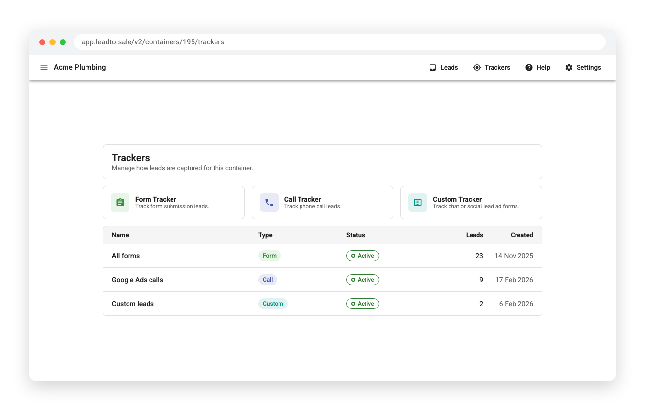Form & Event Tracking