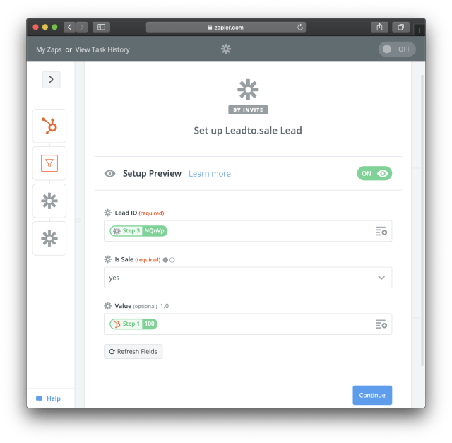Measure revenue with Leadtosale